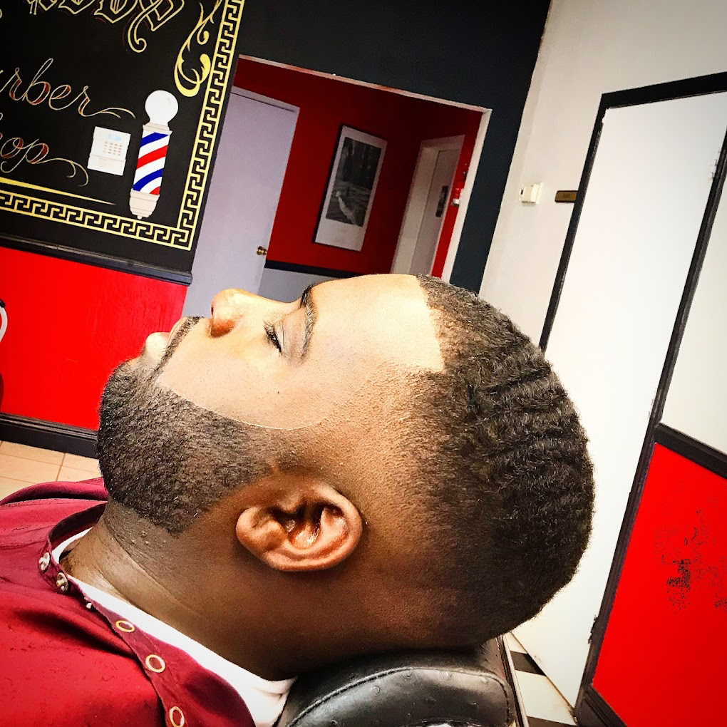 Waves and taper haircut