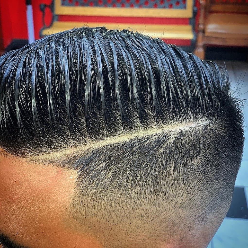 Hard part hair design