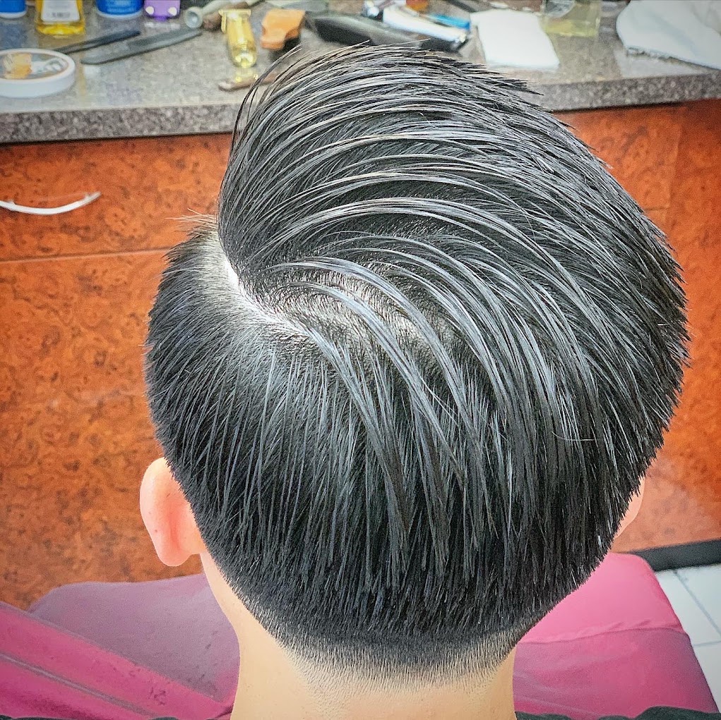Waves and taper haircut